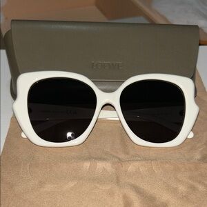 Loewe Cream Sunglasses